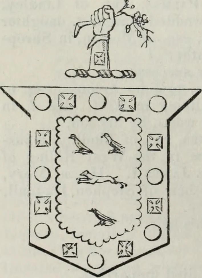 An illustration from A genealogical and heraldic history of the commoners of Great Britain and Ireland enjoying territorial possessions or high official rank, but uninvested with heritable honours, 1836, leaf 640