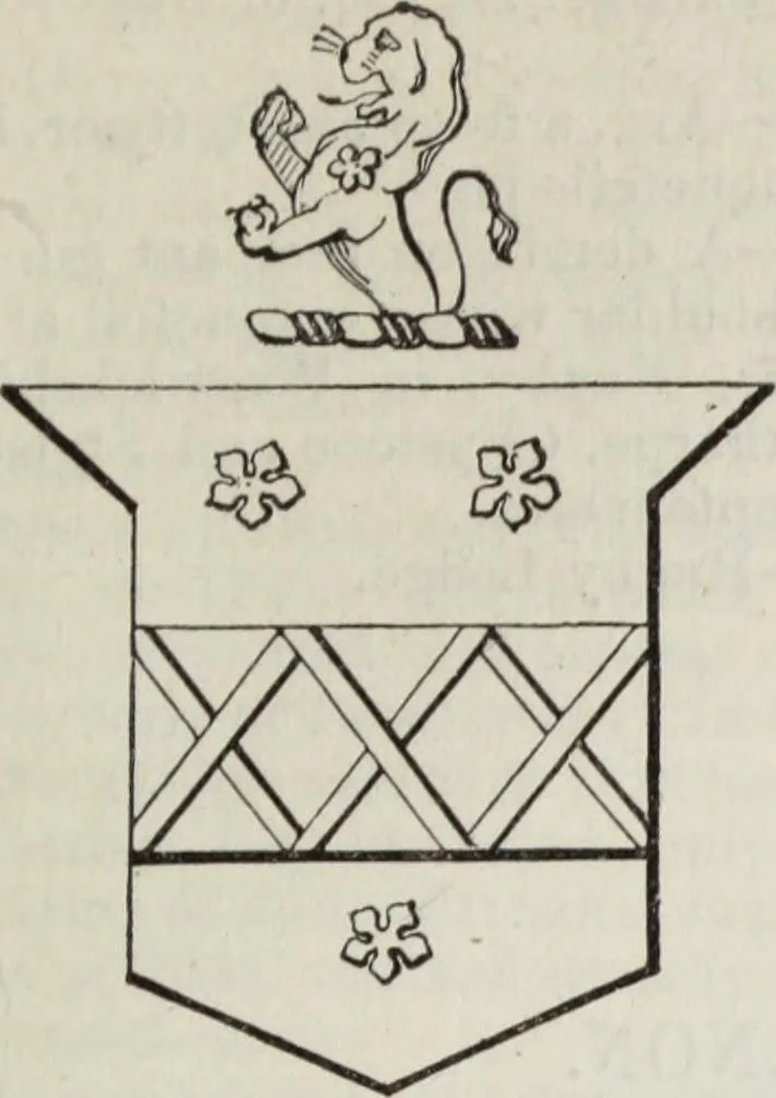 An illustration from A genealogical and heraldic history of the commoners of Great Britain and Ireland enjoying territorial possessions or high official rank, but uninvested with heritable honours, 1836, leaf 653