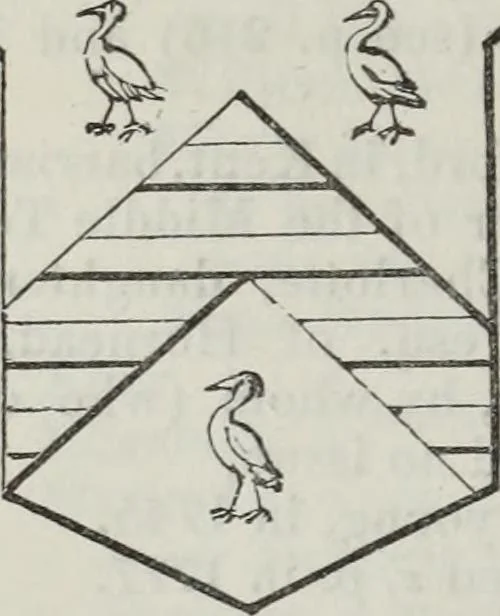 An illustration from A genealogical and heraldic history of the commoners of Great Britain and Ireland enjoying territorial possessions or high official rank, but uninvested with heritable honours, 1836, leaf 654