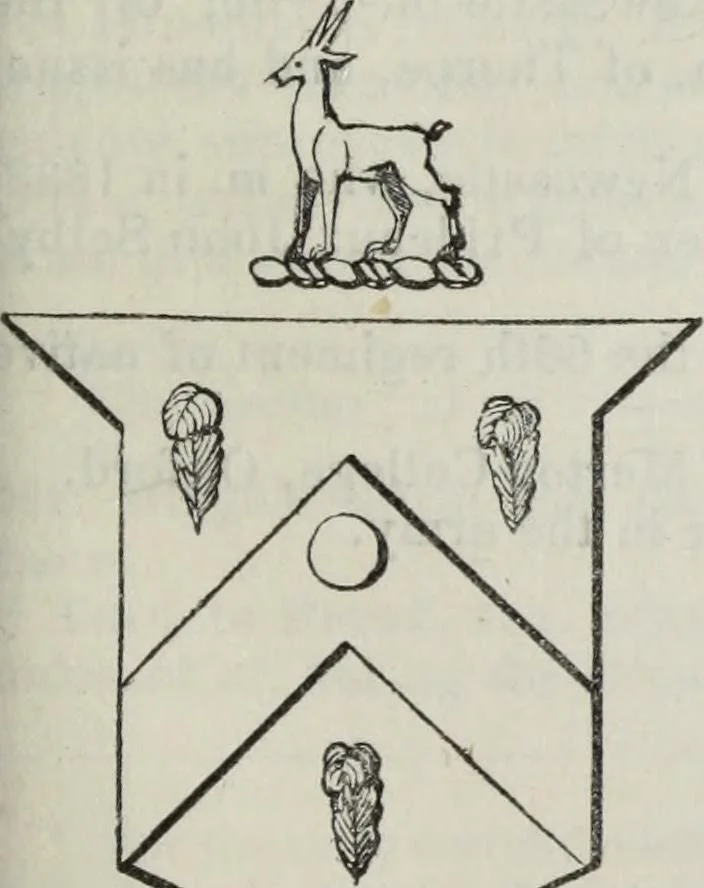 An illustration from A genealogical and heraldic history of the commoners of Great Britain and Ireland enjoying territorial possessions or high official rank, but uninvested with heritable honours, 1836, leaf 655