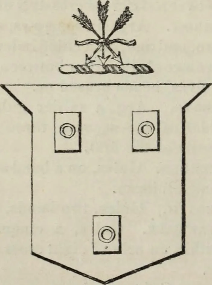 An illustration from A genealogical and heraldic history of the commoners of Great Britain and Ireland enjoying territorial possessions or high official rank, but uninvested with heritable honours, 1836, leaf 66