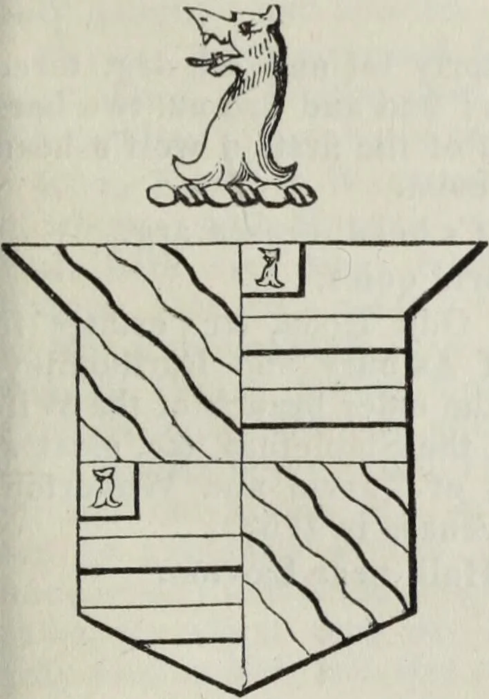 An illustration from A genealogical and heraldic history of the commoners of Great Britain and Ireland enjoying territorial possessions or high official rank, but uninvested with heritable honours, 1836, leaf 661