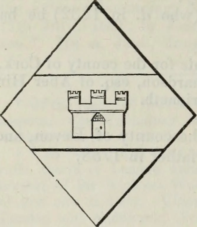 An illustration from A genealogical and heraldic history of the commoners of Great Britain and Ireland enjoying territorial possessions or high official rank, but uninvested with heritable honours, 1836, leaf 680