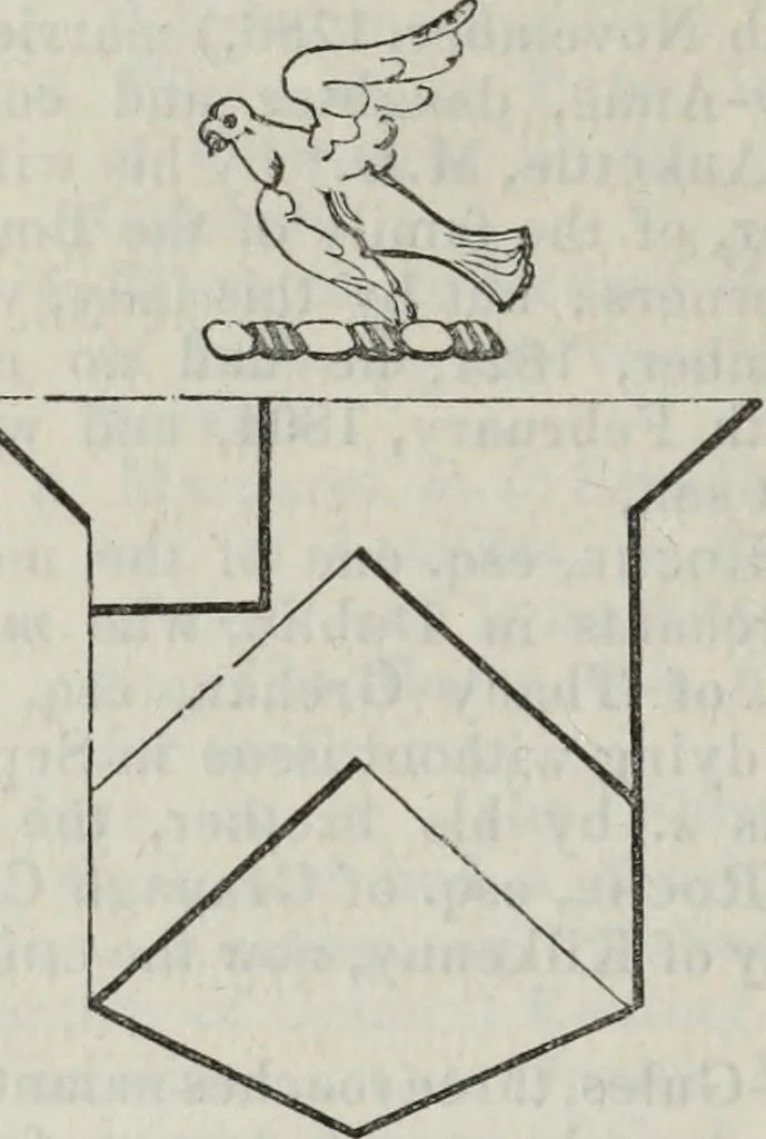An illustration from A genealogical and heraldic history of the commoners of Great Britain and Ireland enjoying territorial possessions or high official rank, but uninvested with heritable honours, 1836, leaf 698