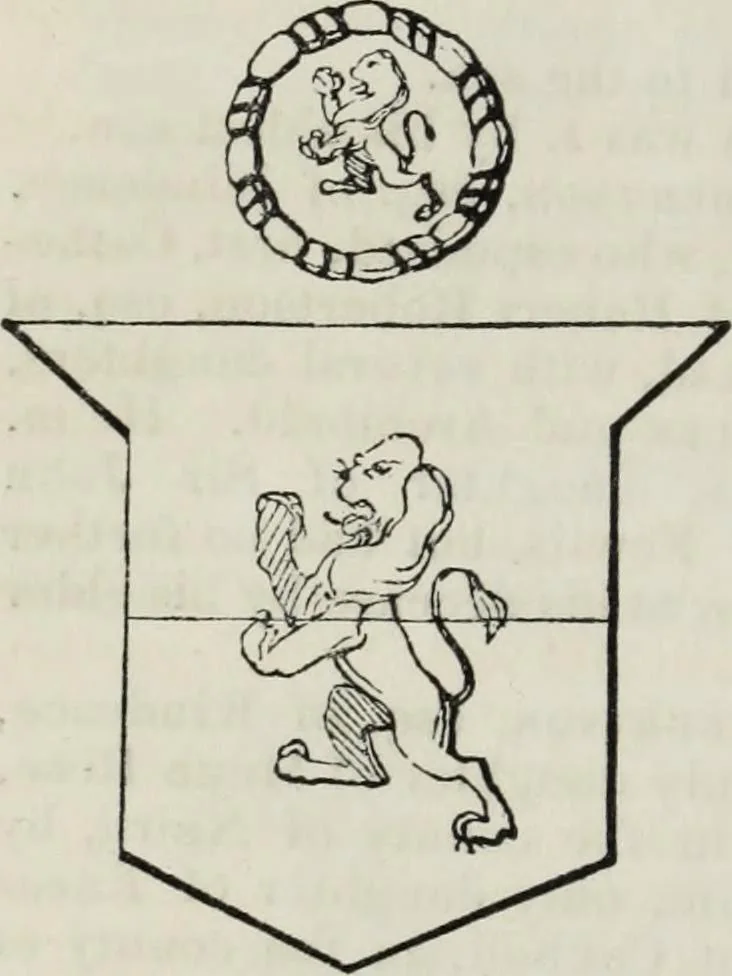 An illustration from A genealogical and heraldic history of the commoners of Great Britain and Ireland enjoying territorial possessions or high official rank, but uninvested with heritable honours, 1836, leaf 104