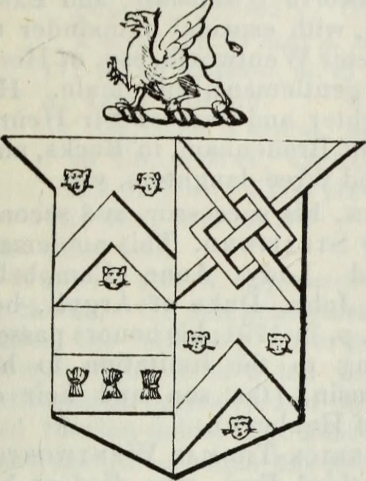 An illustration from A genealogical and heraldic history of the commoners of Great Britain and Ireland enjoying territorial possessions or high official rank, but uninvested with heritable honours, 1836, leaf 107