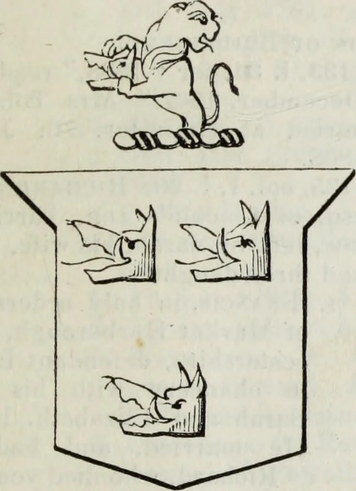 An illustration from A genealogical and heraldic history of the commoners of Great Britain and Ireland enjoying territorial possessions or high official rank, but uninvested with heritable honours, 1836, leaf 11