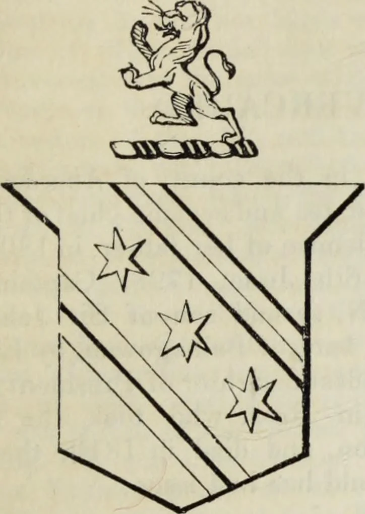 An illustration from A genealogical and heraldic history of the commoners of Great Britain and Ireland enjoying territorial possessions or high official rank, but uninvested with heritable honours, 1836, leaf 123