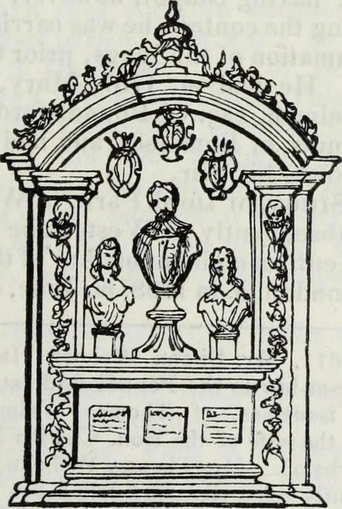 An illustration from A genealogical and heraldic history of the commoners of Great Britain and Ireland enjoying territorial possessions or high official rank, but uninvested with heritable honours, 1836, leaf 155