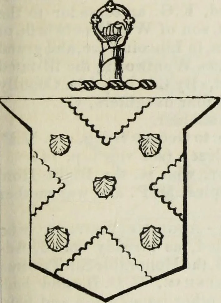 An illustration from A genealogical and heraldic history of the commoners of Great Britain and Ireland enjoying territorial possessions or high official rank, but uninvested with heritable honours, 1836, leaf 185
