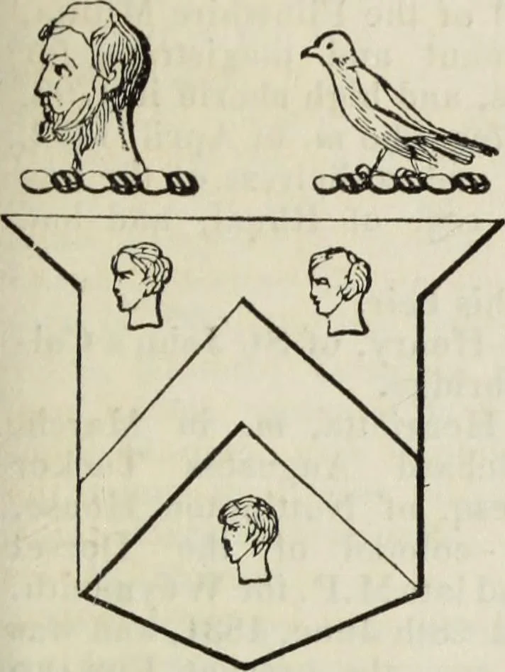 An illustration from A genealogical and heraldic history of the commoners of Great Britain and Ireland enjoying territorial possessions or high official rank, but uninvested with heritable honours, 1836, leaf 189