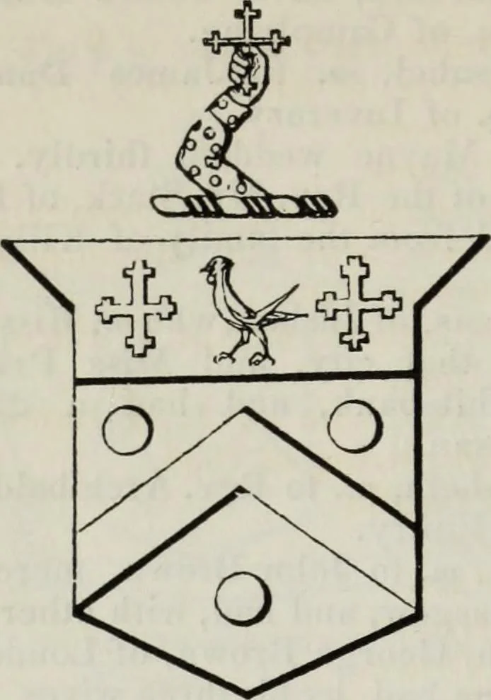 An illustration from A genealogical and heraldic history of the commoners of Great Britain and Ireland enjoying territorial possessions or high official rank, but uninvested with heritable honours, 1836, leaf 198