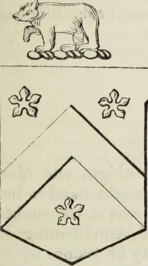An illustration from A genealogical and heraldic history of the commoners of Great Britain and Ireland enjoying territorial possessions or high official rank, but uninvested with heritable honours, 1836, leaf 205