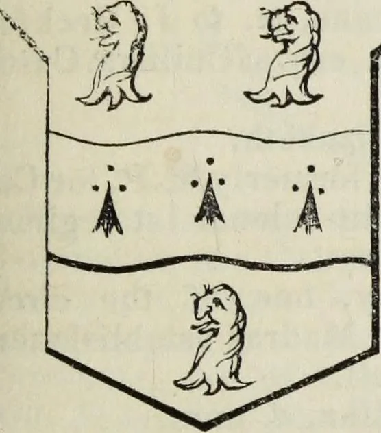 An illustration from A genealogical and heraldic history of the commoners of Great Britain and Ireland enjoying territorial possessions or high official rank, but uninvested with heritable honours, 1836, leaf 211