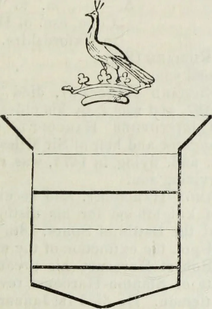 An illustration from A genealogical and heraldic history of the commoners of Great Britain and Ireland enjoying territorial possessions or high official rank, but uninvested with heritable honours, 1836, leaf 247