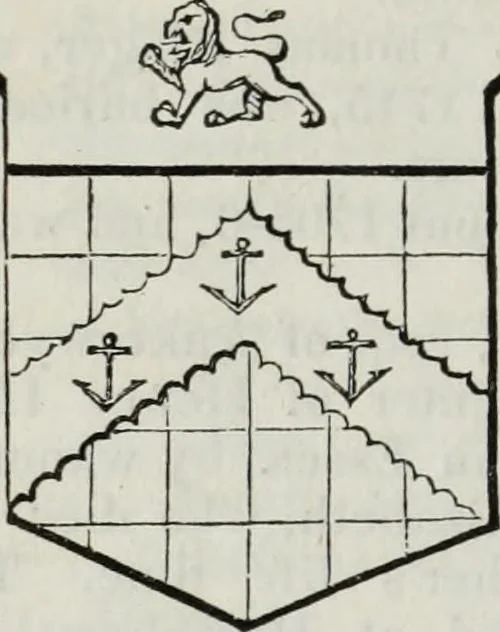 An illustration from A genealogical and heraldic history of the commoners of Great Britain and Ireland enjoying territorial possessions or high official rank, but uninvested with heritable honours, 1836, leaf 250