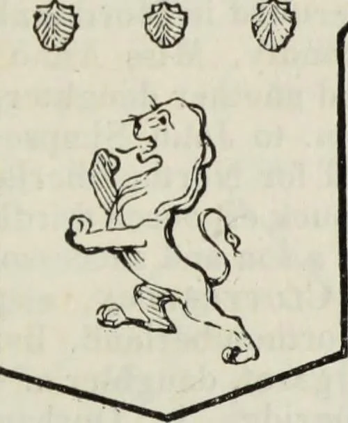 An illustration from A genealogical and heraldic history of the commoners of Great Britain and Ireland enjoying territorial possessions or high official rank, but uninvested with heritable honours, 1836, leaf 251