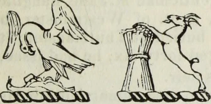 An illustration from A genealogical and heraldic history of the commoners of Great Britain and Ireland enjoying territorial possessions or high official rank, but uninvested with heritable honours, 1836, leaf 261