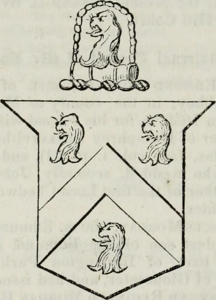 An illustration from A genealogical and heraldic history of the commoners of Great Britain and Ireland enjoying territorial possessions or high official rank, but uninvested with heritable honours, 1836, leaf 270
