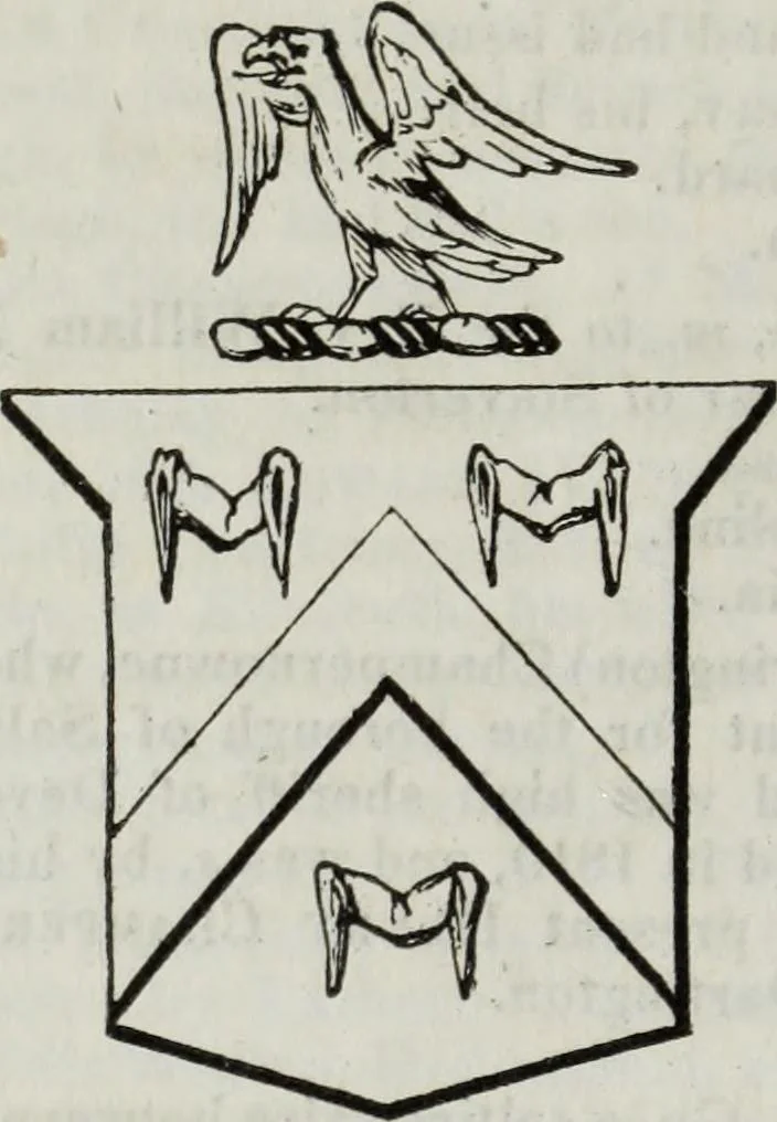 An illustration from A genealogical and heraldic history of the commoners of Great Britain and Ireland enjoying territorial possessions or high official rank, but uninvested with heritable honours, 1836, leaf 300