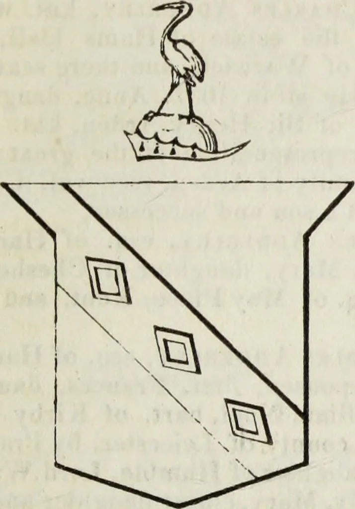 An illustration from A genealogical and heraldic history of the commoners of Great Britain and Ireland enjoying territorial possessions or high official rank, but uninvested with heritable honours, 1836, leaf 305