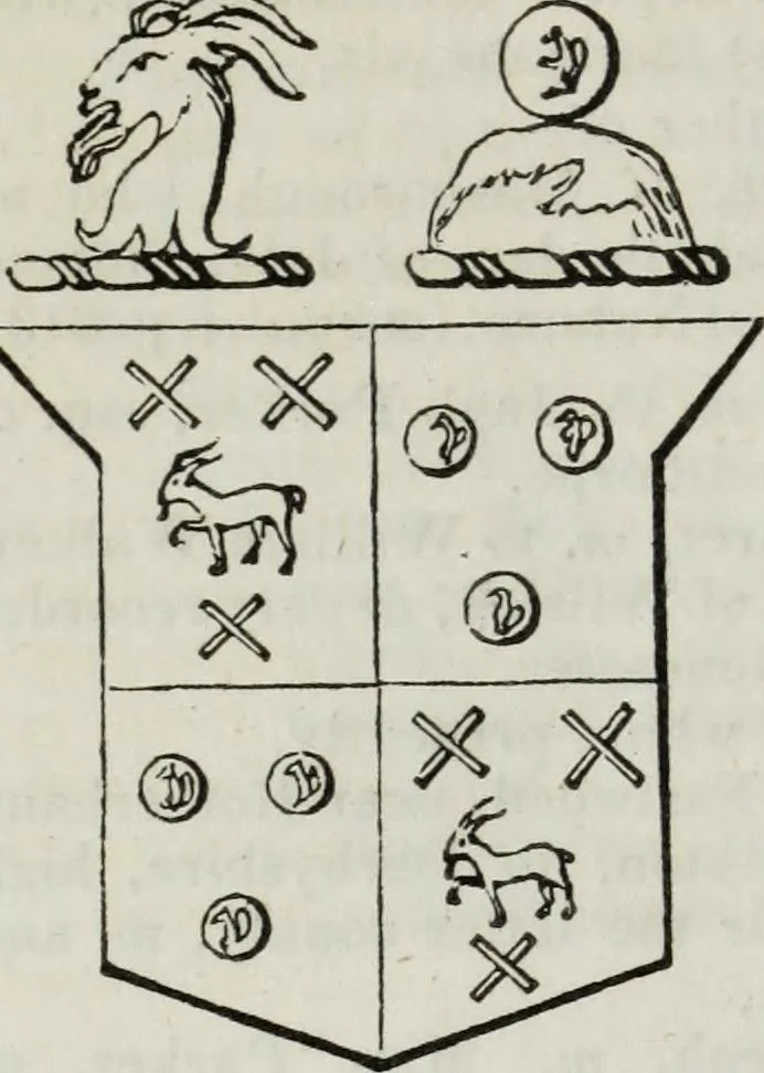 An illustration from A genealogical and heraldic history of the commoners of Great Britain and Ireland enjoying territorial possessions or high official rank, but uninvested with heritable honours, 1836, leaf 316