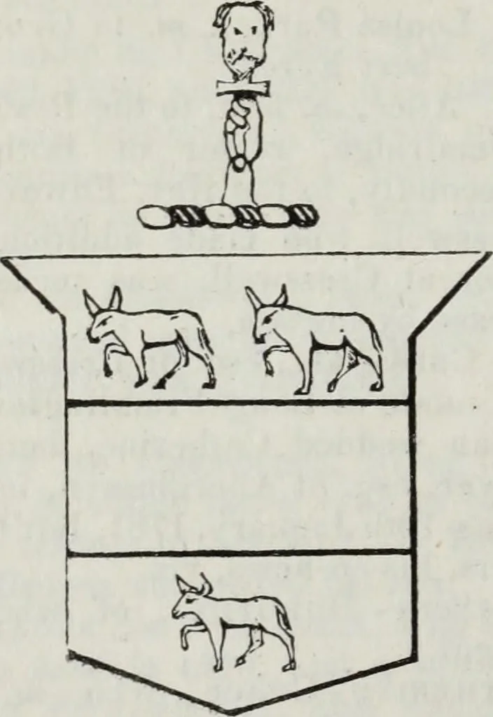 An illustration from A genealogical and heraldic history of the commoners of Great Britain and Ireland enjoying territorial possessions or high official rank, but uninvested with heritable honours, 1836, leaf 318