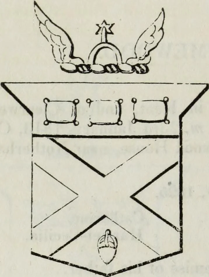 An illustration from A genealogical and heraldic history of the commoners of Great Britain and Ireland enjoying territorial possessions or high official rank, but uninvested with heritable honours, 1836, leaf 328