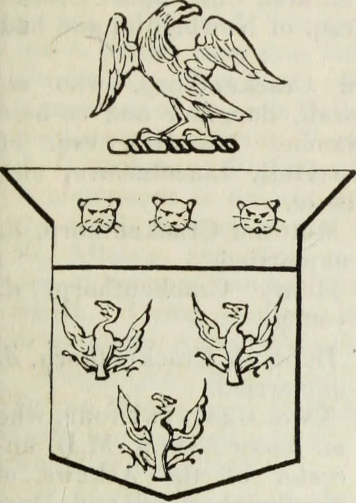 An illustration from A genealogical and heraldic history of the commoners of Great Britain and Ireland enjoying territorial possessions or high official rank, but uninvested with heritable honours, 1836, leaf 329