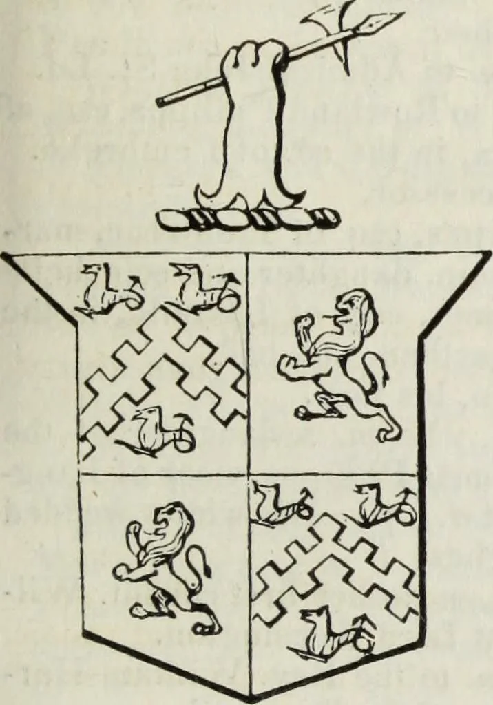 An illustration from A genealogical and heraldic history of the commoners of Great Britain and Ireland enjoying territorial possessions or high official rank, but uninvested with heritable honours, 1836, leaf 339