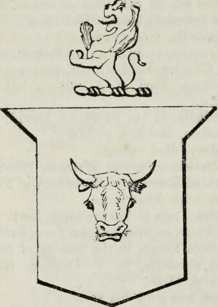 An illustration from A genealogical and heraldic history of the commoners of Great Britain and Ireland enjoying territorial possessions or high official rank, but uninvested with heritable honours, 1836, leaf 352