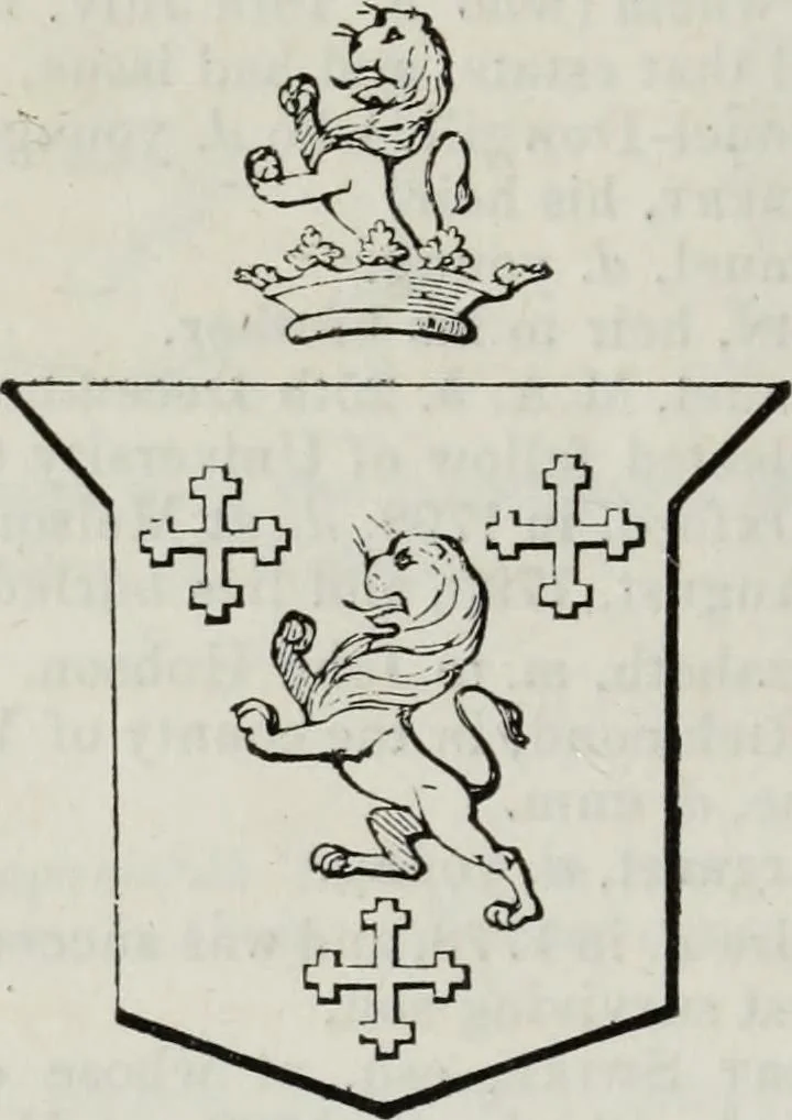 An illustration from A genealogical and heraldic history of the commoners of Great Britain and Ireland enjoying territorial possessions or high official rank, but uninvested with heritable honours, 1836, leaf 370