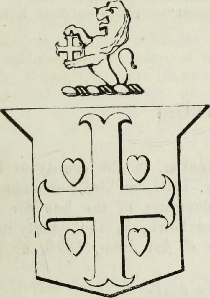 An illustration from A genealogical and heraldic history of the commoners of Great Britain and Ireland enjoying territorial possessions or high official rank, but uninvested with heritable honours, 1836, leaf 375