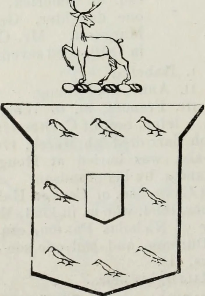 An illustration from A genealogical and heraldic history of the commoners of Great Britain and Ireland enjoying territorial possessions or high official rank, but uninvested with heritable honours, 1836, leaf 382