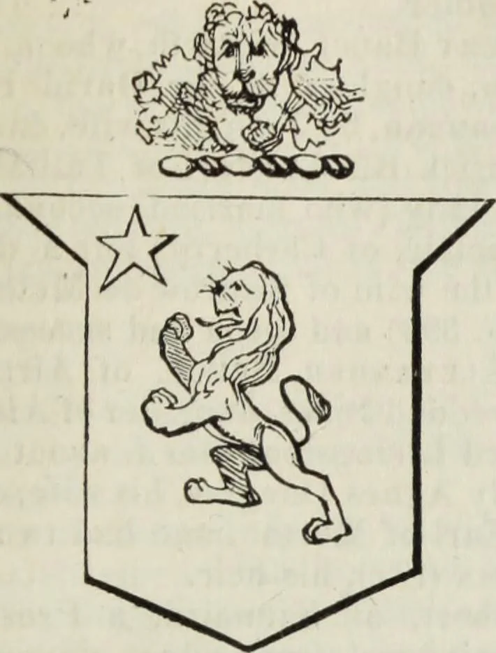 An illustration from A genealogical and heraldic history of the commoners of Great Britain and Ireland enjoying territorial possessions or high official rank, but uninvested with heritable honours, 1836, leaf 395