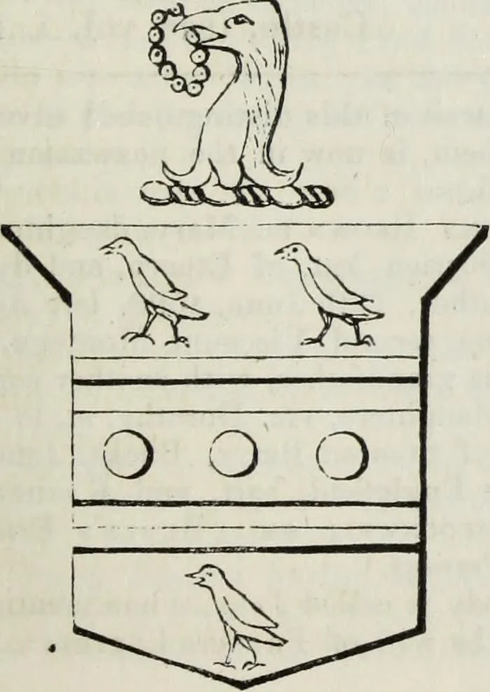 An illustration from A genealogical and heraldic history of the commoners of Great Britain and Ireland enjoying territorial possessions or high official rank, but uninvested with heritable honours, 1836, leaf 429