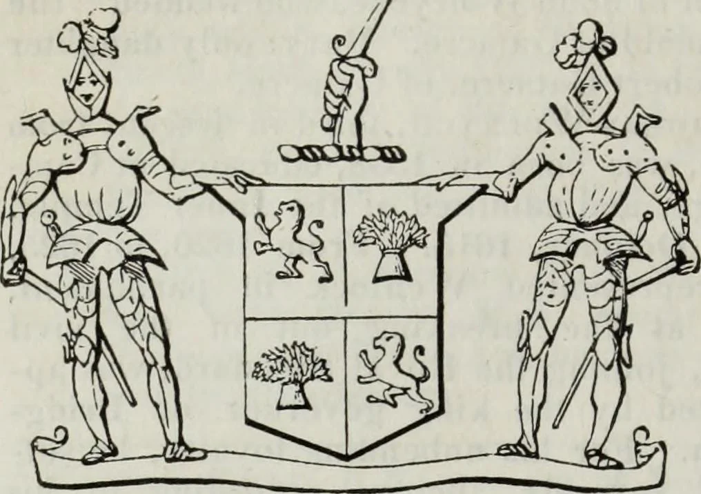 An illustration from A genealogical and heraldic history of the commoners of Great Britain and Ireland enjoying territorial possessions or high official rank, but uninvested with heritable honours, 1836, leaf 440