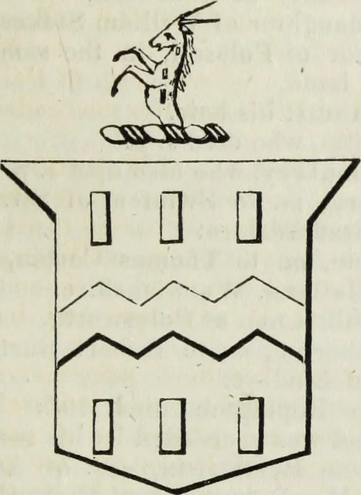 An illustration from A genealogical and heraldic history of the commoners of Great Britain and Ireland enjoying territorial possessions or high official rank, but uninvested with heritable honours, 1836, leaf 499