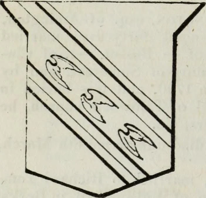 An illustration from A genealogical and heraldic history of the commoners of Great Britain and Ireland enjoying territorial possessions or high official rank, but uninvested with heritable honours, 1836, leaf 502