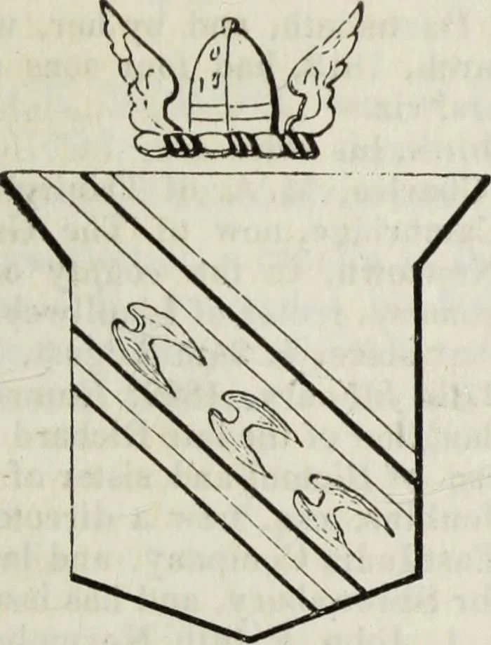 An illustration from A genealogical and heraldic history of the commoners of Great Britain and Ireland enjoying territorial possessions or high official rank, but uninvested with heritable honours, 1836, leaf 509