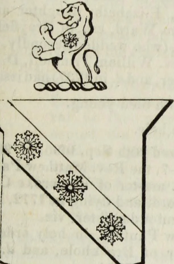 An illustration from A genealogical and heraldic history of the commoners of Great Britain and Ireland enjoying territorial possessions or high official rank, but uninvested with heritable honours, 1836, leaf 521