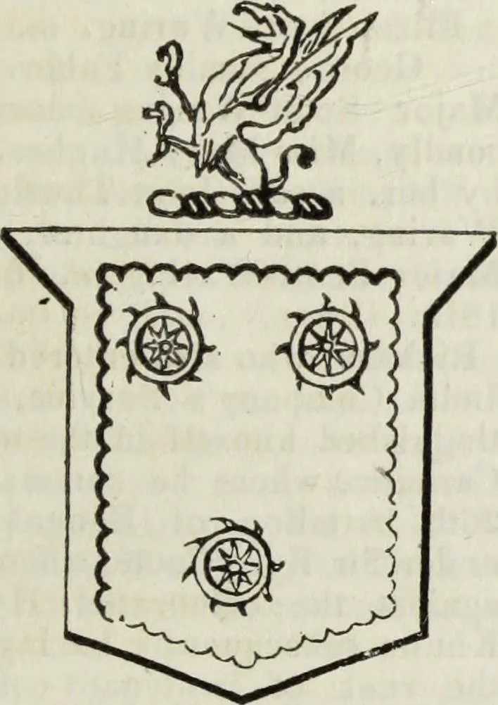 An illustration from A genealogical and heraldic history of the commoners of Great Britain and Ireland enjoying territorial possessions or high official rank, but uninvested with heritable honours, 1836, leaf 529
