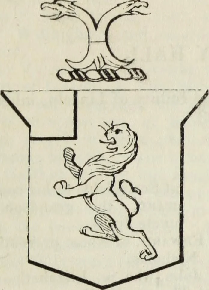 An illustration from A genealogical and heraldic history of the commoners of Great Britain and Ireland enjoying territorial possessions or high official rank, but uninvested with heritable honours, 1836, leaf 541