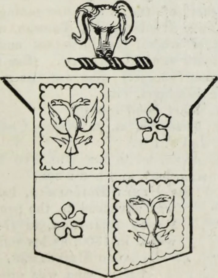 An illustration from A genealogical and heraldic history of the commoners of Great Britain and Ireland enjoying territorial possessions or high official rank, but uninvested with heritable honours, 1836, leaf 543