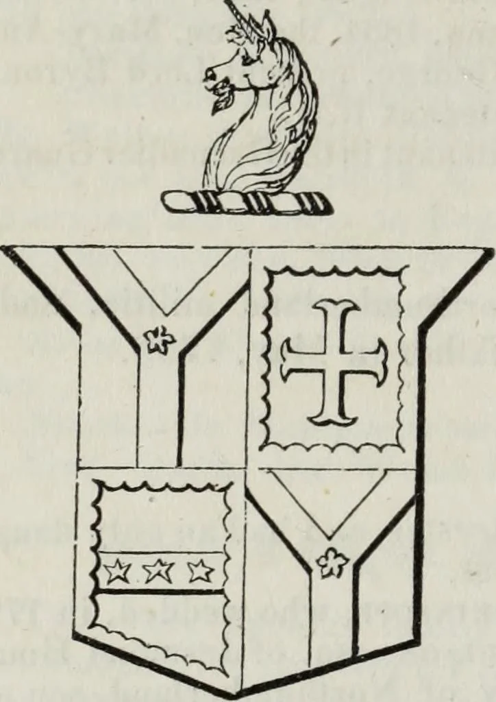 An illustration from A genealogical and heraldic history of the commoners of Great Britain and Ireland enjoying territorial possessions or high official rank, but uninvested with heritable honours, 1836, leaf 552