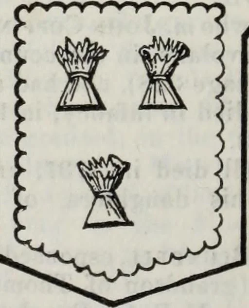 An illustration from A genealogical and heraldic history of the commoners of Great Britain and Ireland enjoying territorial possessions or high official rank, but uninvested with heritable honours, 1836, leaf 556