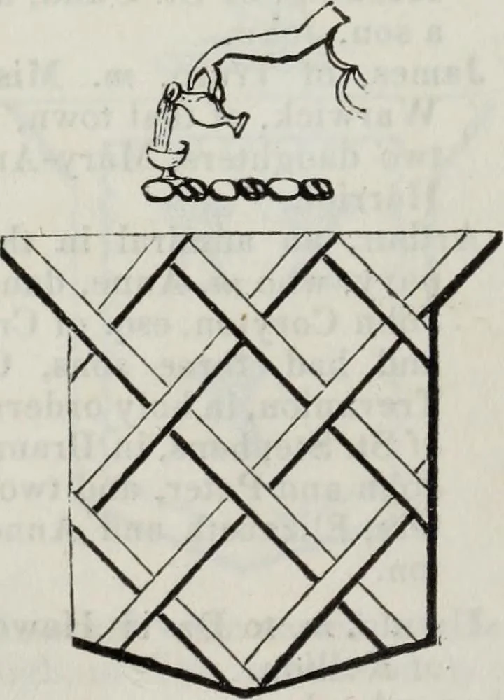 An illustration from A genealogical and heraldic history of the commoners of Great Britain and Ireland enjoying territorial possessions or high official rank, but uninvested with heritable honours, 1836, leaf 558