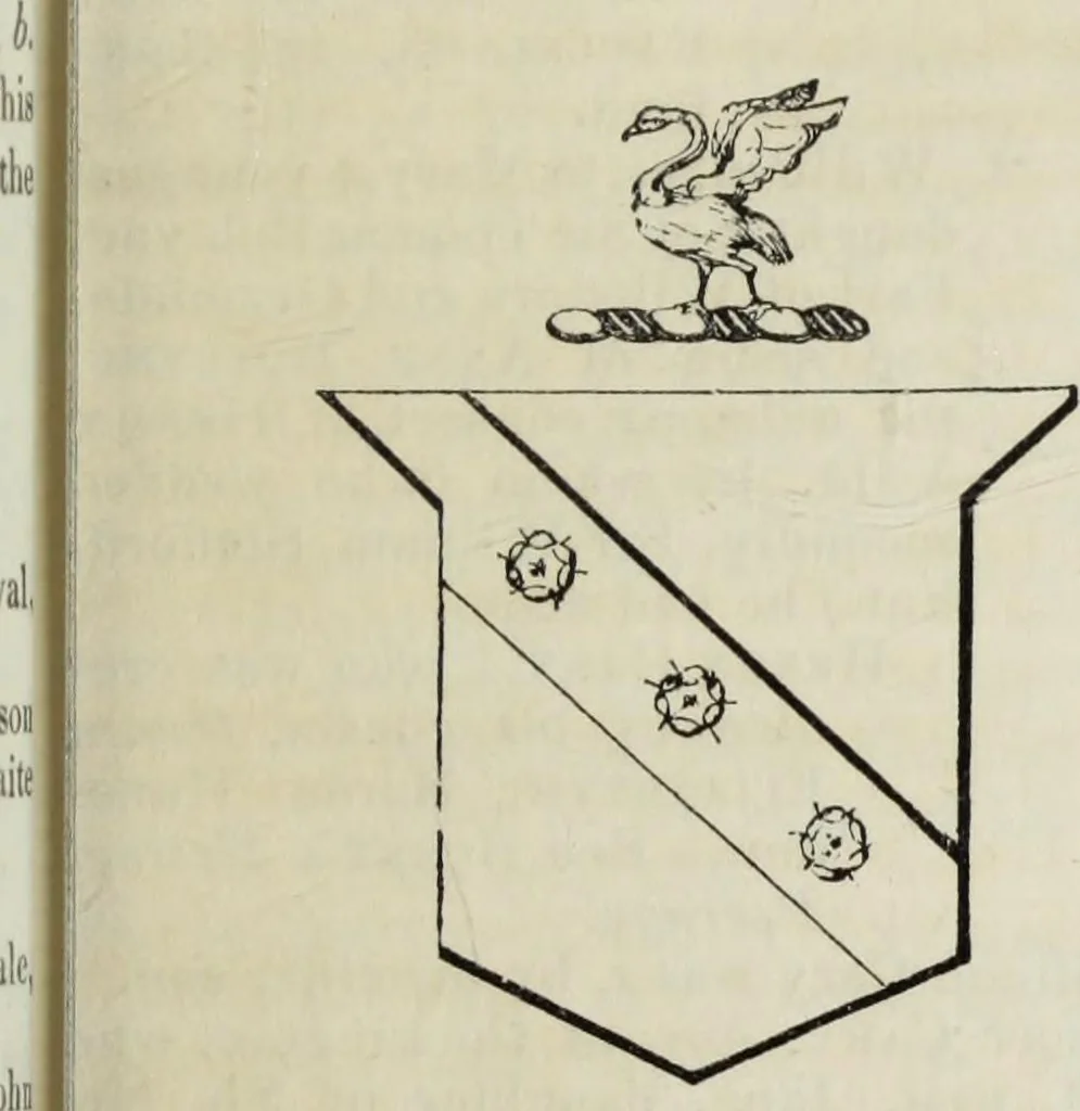 An illustration from A genealogical and heraldic history of the commoners of Great Britain and Ireland enjoying territorial possessions or high official rank, but uninvested with heritable honours, 1836, leaf 59