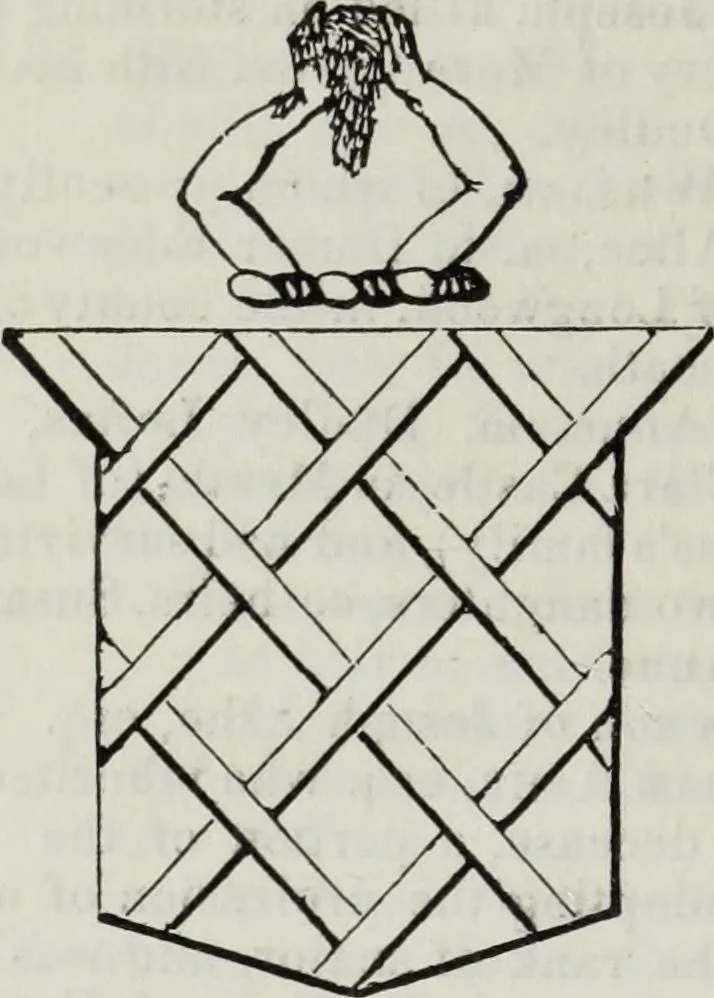 An illustration from A genealogical and heraldic history of the commoners of Great Britain and Ireland enjoying territorial possessions or high official rank, but uninvested with heritable honours, 1836, leaf 608