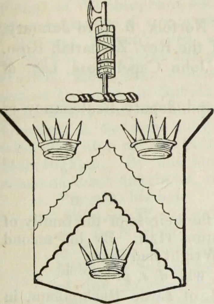 An illustration from A genealogical and heraldic history of the commoners of Great Britain and Ireland enjoying territorial possessions or high official rank, but uninvested with heritable honours, 1836, leaf 639